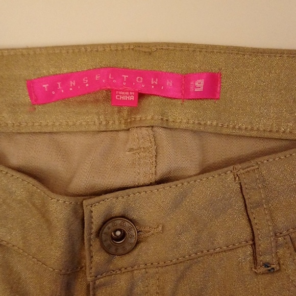 💢SOLD💢GOLD PANTS ✨ - Size 9 - Picture 2 of 7